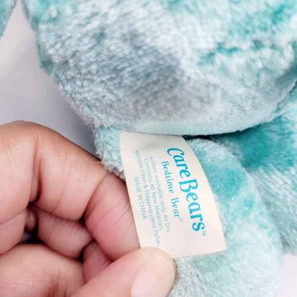 Care Bears Charmers Bedtime Bear Jewel Nose Moon & Star Belly Badge Series 2 8" - Picture 7 of 8